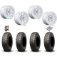 BFGoodrich Mud-Terrain KM3 32x10-15 Tires on Fuel Rincon Machined Beadlock Wheels