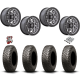 BFGoodrich Mud-Terrain KM3 32x10-15 Tires on Fuel Unit Matte Anthracite Wheels