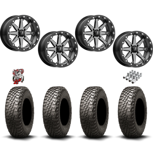 BFGoodrich Mud-Terrain KM3 30x10-15 Tires on MSA M21 Lok Beadlock Wheels