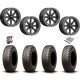 BFGoodrich Mud-Terrain KM3 30x10-15 Tires on MSA M31 Lok2 Beadlock Wheels