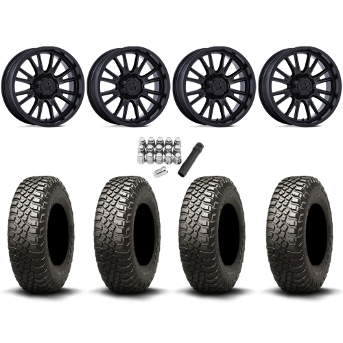 BFGoodrich Mud-Terrain KM3 28x10-14 Tires on MSA M51 Thunderlips Matte Black Wheels