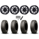 BFGoodrich Mud-Terrain KM3 28x10-14 Tires on MSA M51 Thunderlips Matte Black Wheels