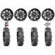 BKT AT 171 28x9-14 Tires on MSA M26 Vibe Milled Wheels