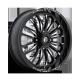 BKT AT 171 35-10-18 Tires on Fuel Arc Gloss Black Milled Wheels