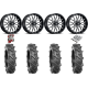 BKT AT 171 35-10-18 Tires on ITP Hurricane Machined Wheels