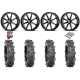 BKT AT 171 33x8-18 Tires on MSA M12 Diesel Wheels