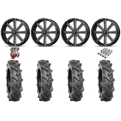 BKT AT 171 33x8-18 Tires on MSA M34 Flash Wheels