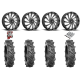 BKT AT 171 40x10-22 Tires on MSA M46 Blade Milled Wheels