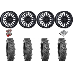 BKT AT 171 35-9-20 Tires on MSA M50 Clubber Gloss Black Wheels