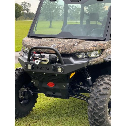 ​Can-Am Defender Front Winch Bumper with LED Lights (2020-Up)