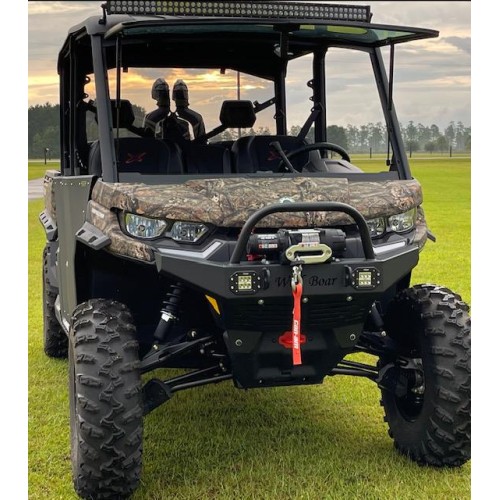 ​Can-Am Defender Front Winch Bumper with LED Lights (2020-Up)