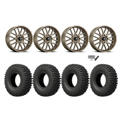 EFX MotoCrusher 40x10-18 Tires on ITP Hurricane Bronze Wheels