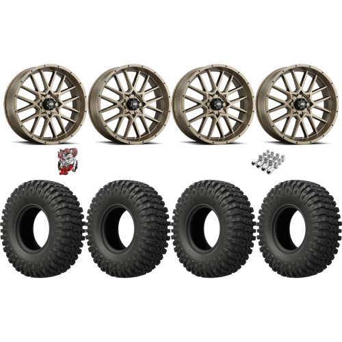 EFX MotoCrusher 40x10-18 Tires on ITP Hurricane Bronze Wheels