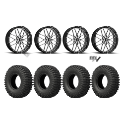 EFX MotoCrusher 37x10-18 Tires on MSA M45 Portal Machined Wheels