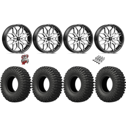 EFX MotoCrusher 37x10-18 Tires on MSA M47 Sniper Machined Wheels