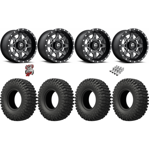 EFX MotoCrusher 32x10-14 Tires on Fuel Maverick Wheels