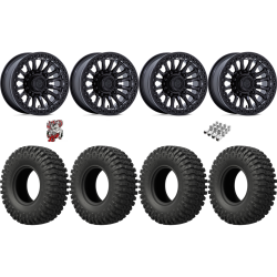 EFX MotoCrusher 32x10-15 Tires on Fuel Rincon Blackout Beadlock Wheels