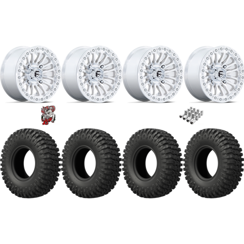 EFX MotoCrusher 32x10-15 Tires on Fuel Rincon Machined Beadlock Wheels