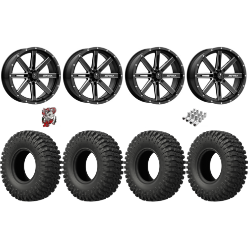 EFX MotoCrusher 33x10-15 Tires on MSA M41 Boxer Wheels