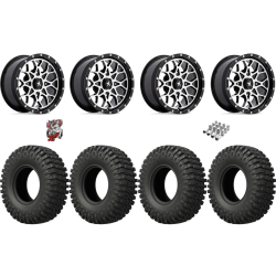 EFX MotoCrusher 32x10-15 Tires on MSA M45 Portal Machined Wheels