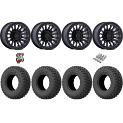 EFX MotoHammer 32x10-15 Tires on Fuel Rincon Blackout Beadlock Wheels