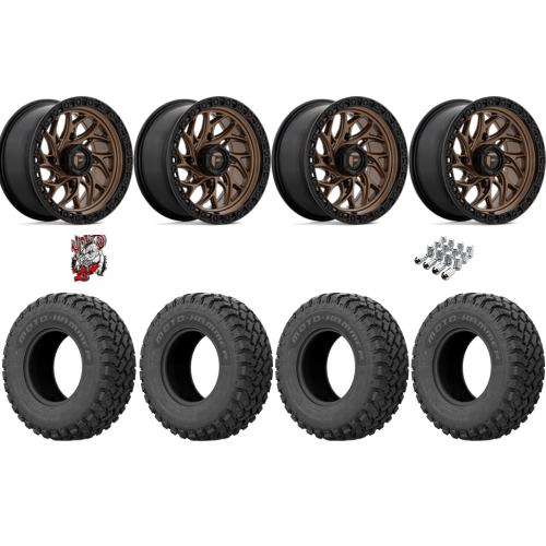 EFX MotoHammer 30x10-15 Tires on Fuel Runner Matte Bronze Wheels