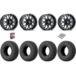 EFX MotoHammer 32x10-15 Tires on ITP Hurricane Satin Black Wheels