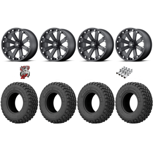 EFX MotoHammer 31x10-14 Tires on MSA M20 Kore Wheels