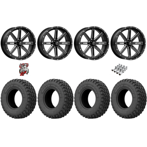 EFX MotoHammer 30x10-15 Tires on MSA M41 Boxer Wheels