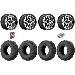 EFX MotoHammer 32x10-15 Tires on MSA M45 Portal Machined Wheels