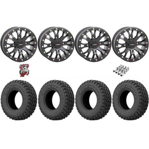 EFX MotoHammer 32x10-15 Tires on ST-3 Matte Black Wheels