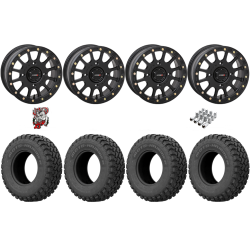 EFX MotoHammer 32x10-15 Tires on SB-5 Matte Black Beadlock Wheels