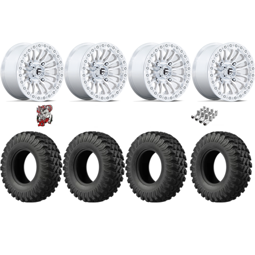 EFX MotoRally 37x10-15 Tires on Fuel Rincon Machined Beadlock Wheels