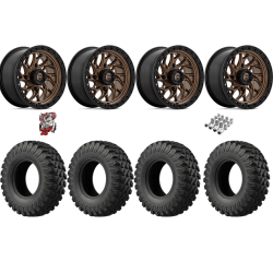 EFX MotoRally 37x10-15 Tires on Fuel Runner Matte Bronze Wheels