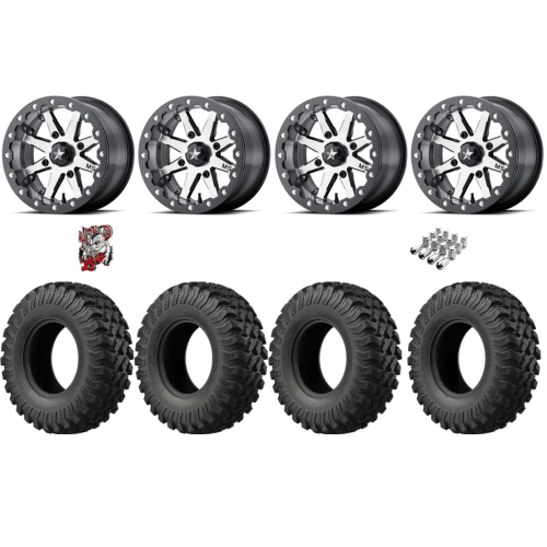 EFX MotoRally 37x10-15 Tires on MSA M21 Lok Beadlock Wheels