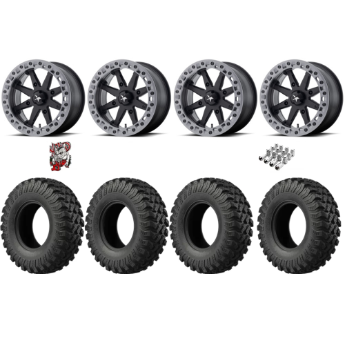 EFX MotoRally 33x10-15 Tires on MSA M31 Lok2 Beadlock Wheels