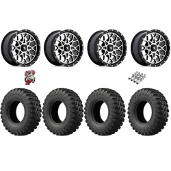 EFX MotoRally 28x10-14 Tires on MSA M45 Portal Machined Wheels