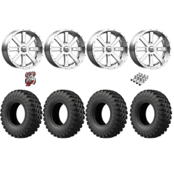 EFX MotoRally 37x10-18 Tires on MSA M34 Flash Chrome Wheels