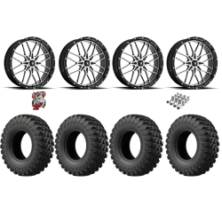 EFX MotoRally 37x10-18 Tires on MSA M45 Portal Machined Wheels