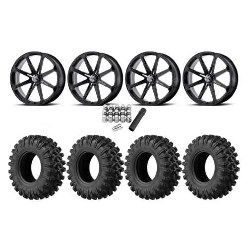 EFX MotoRavage XL 40x10-18 Tires on MSA M12 Diesel Wheels