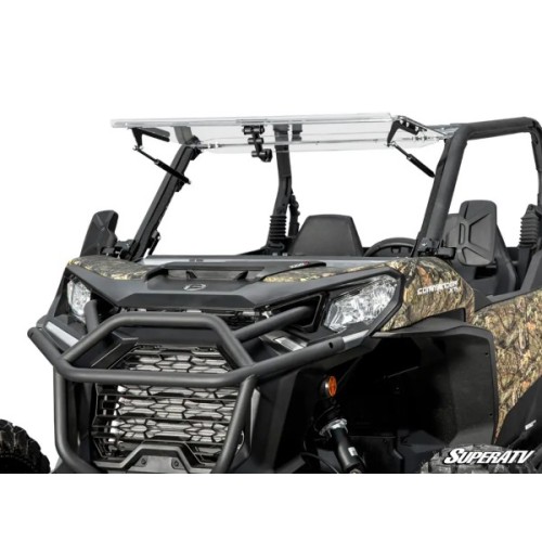 Can-Am Commander Scratch Resistant Flip Windshield