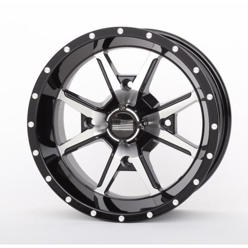 Frontline 556 Machined/Black 14x7 Wheel/Rim