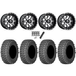 Gladiator X Comp ATR 30x10-14 (10ply) Radial Tires on Fuel Nutz Machined Wheels