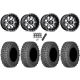 Gladiator X Comp ATR 28x10-14 (10ply) Radial Tires on Fuel Nutz Machined Wheels