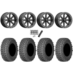 Gladiator X Comp ATR 30x10-14 (10ply) Radial Tires on MSA M31 Lok2 Satin Black Beadlock Wheels