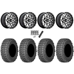 Gladiator X Comp ATR 30x10-14 (10ply) Radial Tires on MSA M45 Portal Machined Wheels