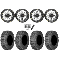 Gladiator X Comp ATR 30x10-14 (10ply) Radial Tires on System 3 Offroad ST-3 Machined Wheels