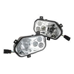 Polaris Ranger 400/500/570/700/800 Moose Racing LED Clear Headlights