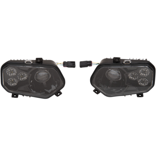 Polaris Ranger 400/500/570/700/800 Moose Racing LED Black Headlights