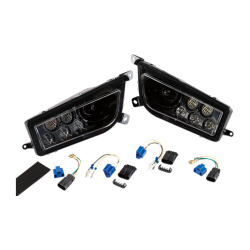 Polaris General Moose Racing LED Black Headlights